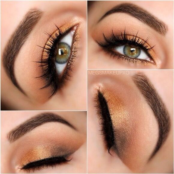 MAC Frost Shadow in Amber Lights (Golden Bronze Shimmer) - Picture 10 of 15